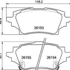 EUROSTAR 04466-02400 BRAKE PADS – REAR